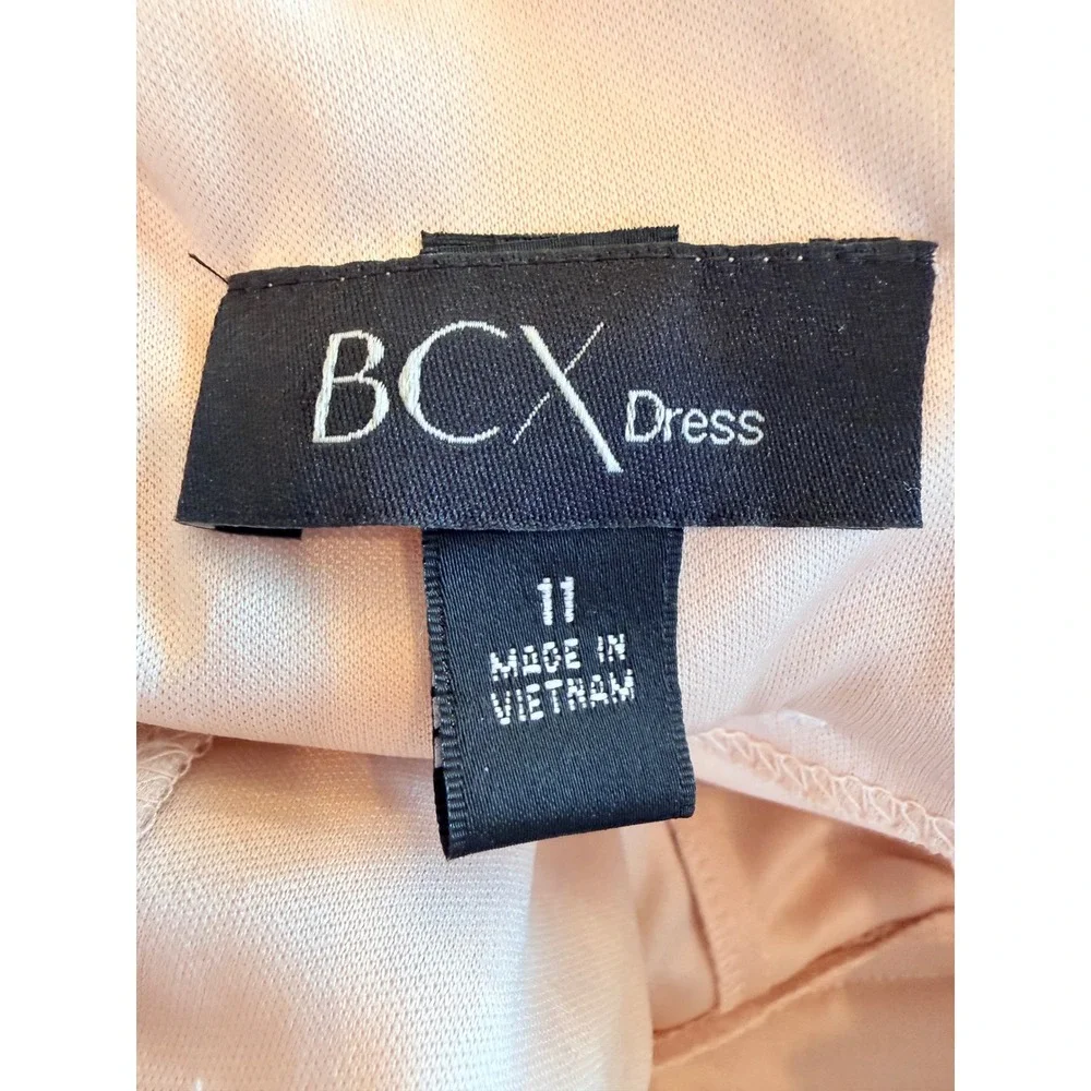 BCX Maxi Dress Floral Embroidery Sequin Formal Coquette Juniors 11 White